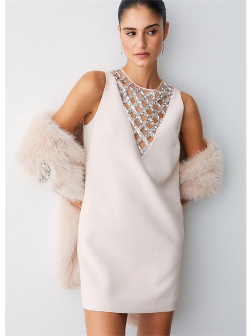 Dress woman white LIU JO | PA6007T2527/X0753